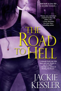 The Road to Hell Book Cover, written by Jackie Kessler