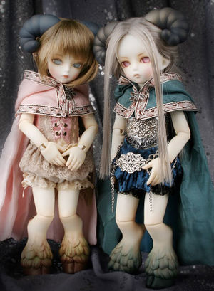 Glot and Glati Dolls manufactured by Soom Workshop