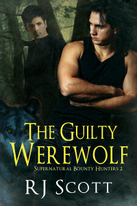 The Guilty Werewolf eBook Cover, written by RJ Scott
