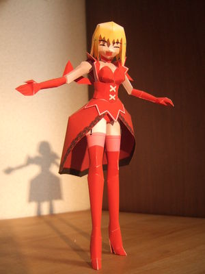 Mabinogi Red Succubus Paperfold by Mabikaze Paperworks Northarant