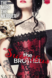 The Succubus Brothel: The More The Merrier eBook Cover, written by Satine LaFleur