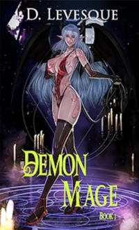 Demon Mage eBook Cover, written by D. Levesque