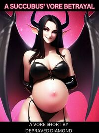 A Succubus' Vore Betrayal eBook Cover, written by Depraved Diamond