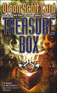 Treasure Box Paperback Cover, written by Orson Scott Card