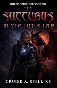 The Succubus in the Lich's Lair eBook Cover, written by Cruise A. Spellins