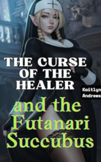The Curse of the Healer and the Futanari Succubus eBook Cover, written by Kaitlyn Andrews