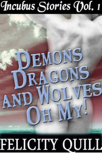 Incubus Stories Volume 1: Demons, Dragons and Wolves, Oh My! eBook Cover, written by Felicity Quill