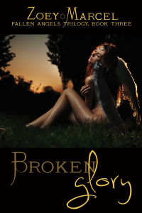 Broken Glory eBook Cover, written by Zoey Marcel