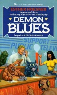 Demon Blues Book Cover, written by Esther Friesner